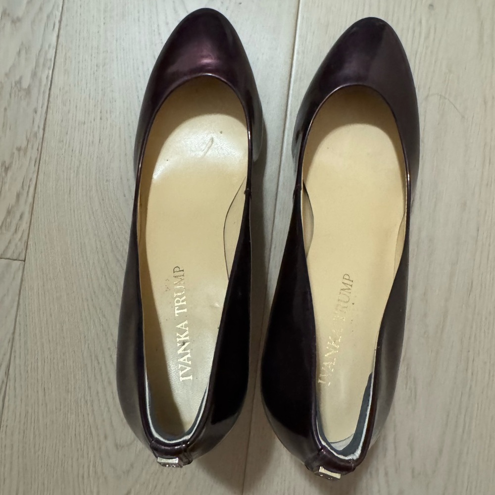 Ivanka Trump Dark Burgundy Heels